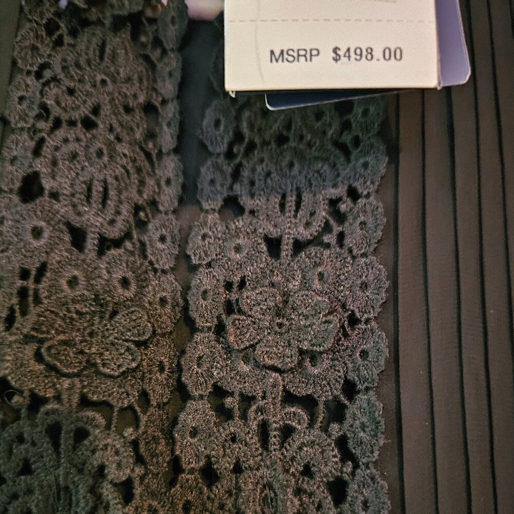 Polo Ralph Lauren Inset-Lace Georgette Dress - Picture 2 of 4